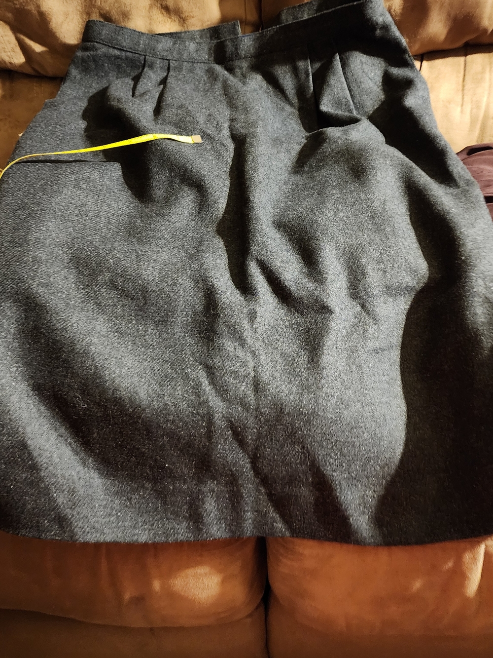 Women's Pencil Skirt in Dark Gray